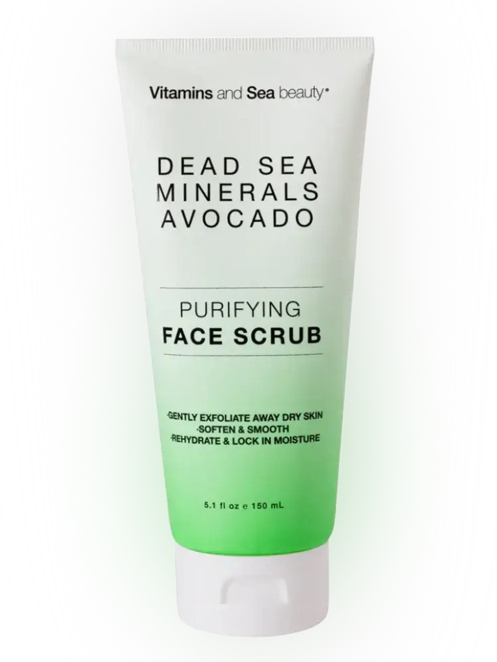Vitamins and Sea Beauty Dead Sea Minerals Avocado Purifying Face Scrub- texture